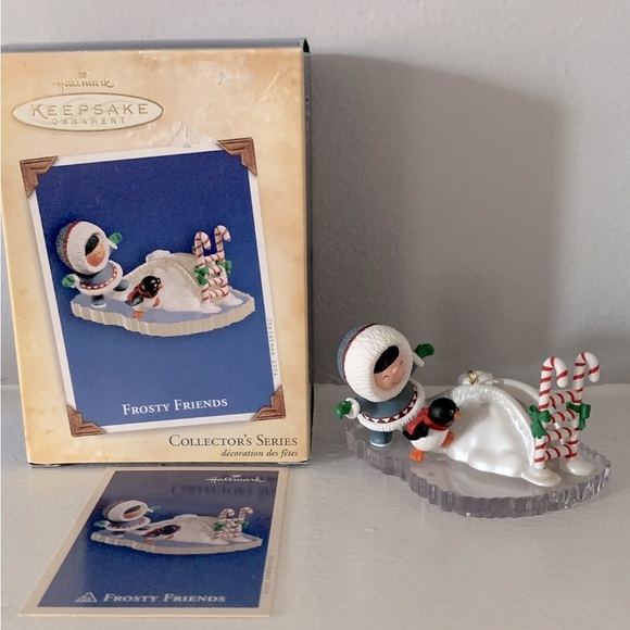 2004 Hallmark Frosty Friends 25th in Series Slippery Slide Keepsake Ornament - Picture 1 of 9